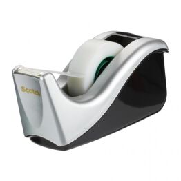 Dyspenser do taśm SCOTCH® (C60-ST), czarno-srebrny, taśma GRATIS