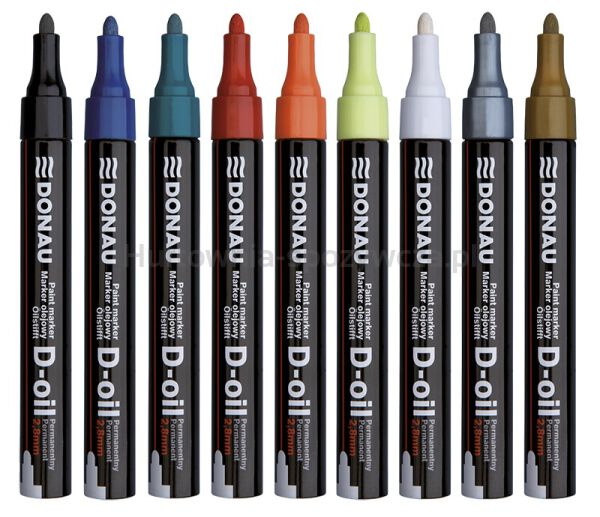 Donau Marker olejowy D-Oil, okrągły, 2,8mm, zielony  - 3