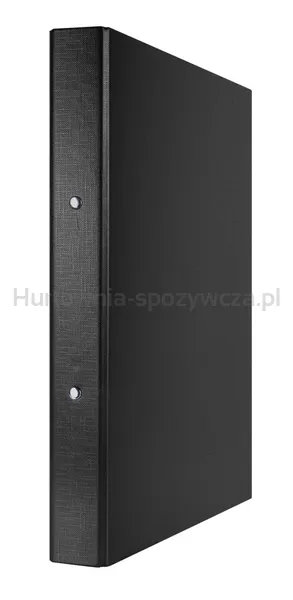 Donau Segregator ringowy PP, A4/2R/30mm, czarny 