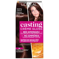 L'Oreal Paris Casting CreMe Gloss Farba Do Włosów 323 Ciemna Czekolada 180 Ml