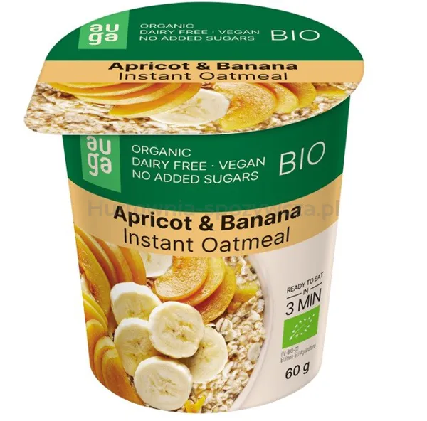 Owsianka Z Morelami I Bananem Pełnoziarnista Bio 60 G