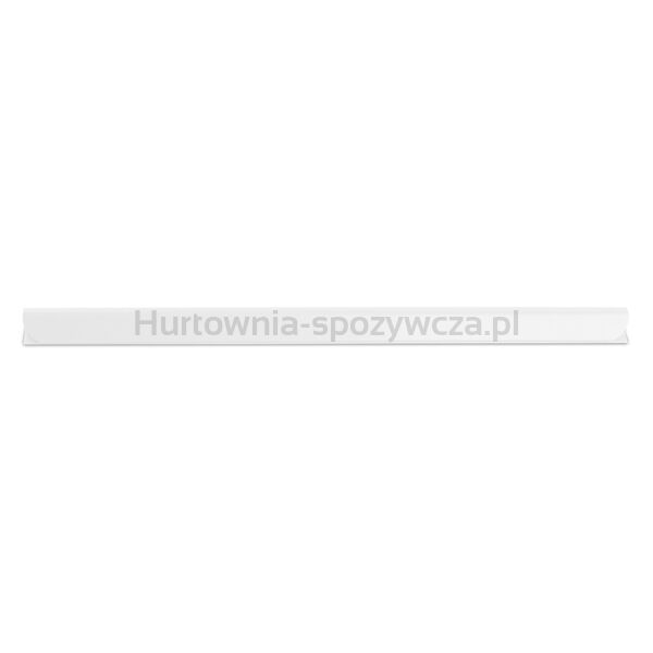 Donau Listwa zaciskająca, PVC, A4, 8mm, do 80 kartek, biała 