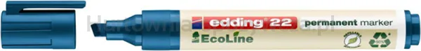 Edding Marker permanentny e-22 ecoLine, 1-5 mm, niebieski 