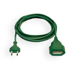 Przedłużacz Płaski 5M Zielony