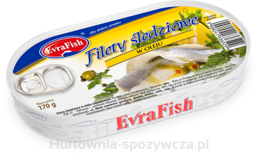 Evrafish-Filety Śledziowe W Oleju 170G