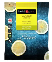 Cukierki Cytrynowe Ze Stewią B/C 50G