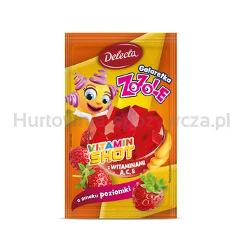 Delecta Galaretka Zozole o smaku poziomki 70g