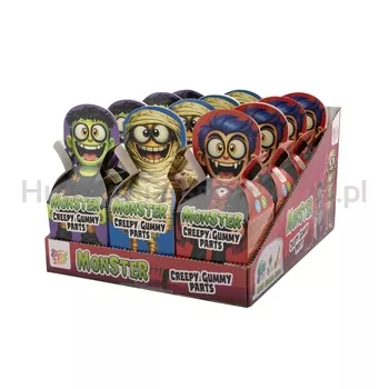Sweet'nFun Monster BOXES - Creepy GUMMY BODY PARTS Przerażające żelki w kształtach ciała 50 g