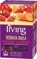 Herbata IRVING, biała, poziomkowa z mandarynką, 20 kopert