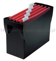 Pojemnik na teczki zawieszkowe HAN Swing, polistyren, A4, czarny - 3