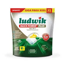 Ludwik Maxx Power Plus Kapsułki Do Zmywarek 95 Szt. Lemon