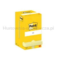 Karteczki samoprzylepne POST-IT®, 76x76mm, 12x100 kart., żółte - 2