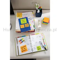 Post-It Karteczki Samoprzylepne Super Sticky, 47,6X47,6Mm, 12X90 Kart., Paleta Carnival  - 4