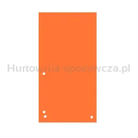 Donau Przekładki Karton 1/3 A4, 235X105Mm, 100Szt., Pomarańczowe  - 2