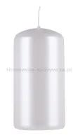 Świeca słupek DONAU HOME Standard Lakier, 50x100mm, 4 szt., biały perła - 4