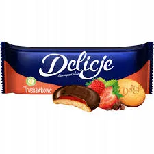 Wedel Delicje Szańskie Biszkopty Z Galaretką Truskawkową 147 G