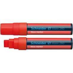 Marker Kredowy Schneider Maxx 260 Deco, 5-15 Mm, Czerwony