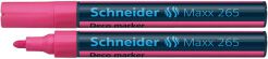 Marker Kredowy Schneider Maxx 265 Deco, Okrągły, 2-3 Mm, Różowy