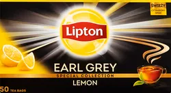 Lipton Herbata Earl Grey Lemon 50Torebek 25G