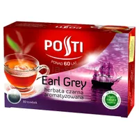Posti Herbata Earl Grey Czarna Ekspresowa Aromatyzowana 80 X 1,5g