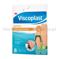 Plastry VISCOPLAST Active, piankowe, 2 rozmiary, 8 szt., kopertka - 2