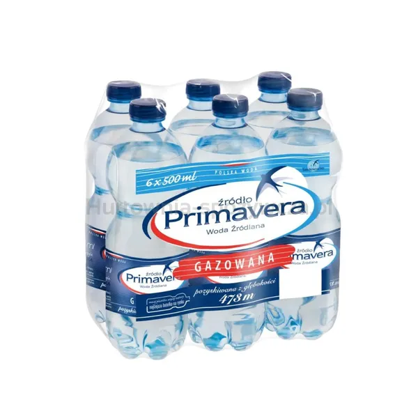 Primavera Woda Źródlana Gazowana Pet 500 Ml- SK