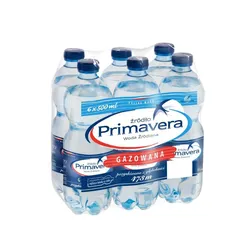 Primavera Woda Źródlana Gazowana Pet 500 Ml- SK