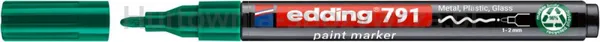 Marker olejowy e-791 EDDING, PCR, zielony