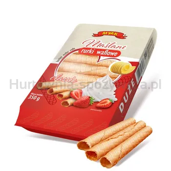 Maślane rurki waflowe 350 g MK