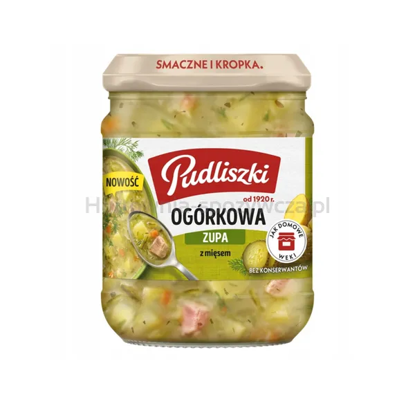 Zupa ogórkowa z mięsem Pudliszki 440g