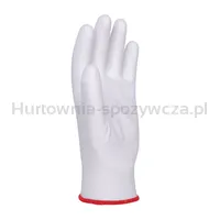 Rękawice DONAU SAFETY PU White, kat. II, rozm. 6, białe - 3