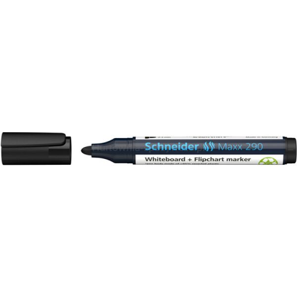 Schneider Marker do tablic Maxx 290, okrągły, 2-3mm, blister, czarny  - 2