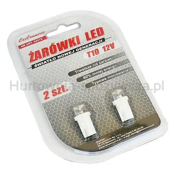Żarówki Led 12V/1,5W T10 Białe