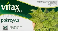 Vitax Herbata Zioła Pokrzywa 20 Torebek X 1,5G
