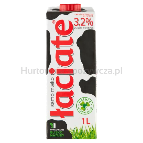 Łaciate Mleko UHT 3,2%  1 L x 12 sztuk