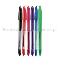 Keyroad Długopis Klasyczny Ball Pen Soft Jet, 0,7 Mm, 6 S.Zt, Blister, Mix Kolorów - 2