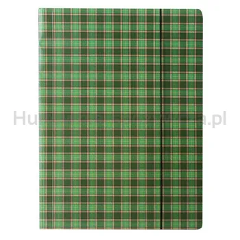 Teczka Szk.Z Gumką Krata Mix