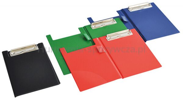 Clipboard Q-CONNECT teczka, PVC, A5, niebieski - 3
