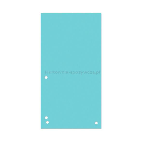 Donau Przekładki Karton 1/3 A4, 235x105mm, 100szt., niebieskie 