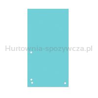 Donau Przekładki Karton 1/3 A4, 235x105mm, 100szt., niebieskie 