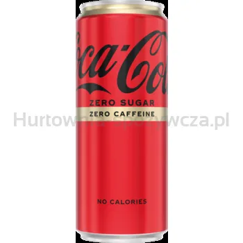 Coca Cola Zero Zero Kofeiny 330 ml (w tym +0,50 zł/szt. zwrotnej kaucji)