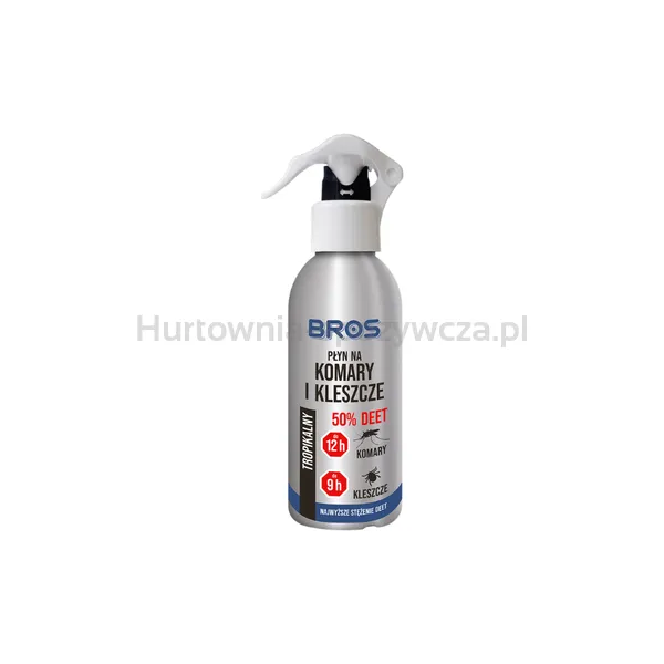 Bros - Płyn Na Komary I Kleszcze 50% Deet 130Ml