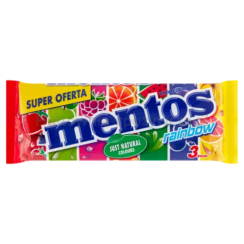 Mentos Rainbow 3Pack 112,5G