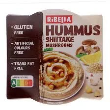 Ribella Hummus Pasta z ciecierzycy z grzybami shiitake 80g