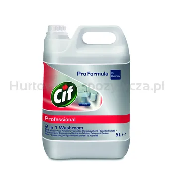 Preparat CIF Diversey 2w1, do mycia sanitariatów i łazienek, 5l