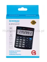 Donau Kalkulator biurowy TECH, 12-cyfr. wyświetlacz, wym. 122x100x32 mm, czarny  - 2