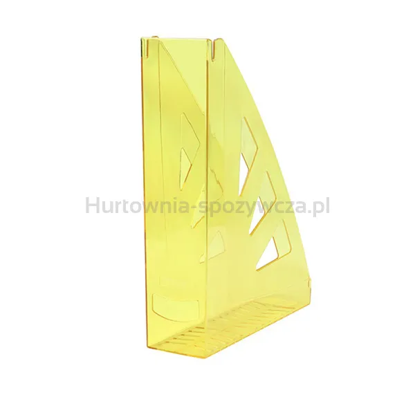 Pojemnik Na Dokumenty Office Products, Ażurowy, A4, Transparentny Żółty