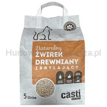 Casti Żwirek drewniany zbrylający kruszon 5 l