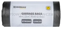 Worki na śmieci DONAU HOME, mocne (LDPE), 120l, 25 szt., czarne - 3