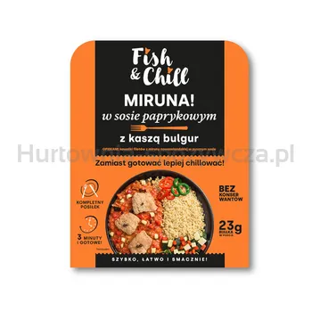 SEKO Fish & chill MIRUNA w sosie paprykowym z kaszą bulgur 500 g